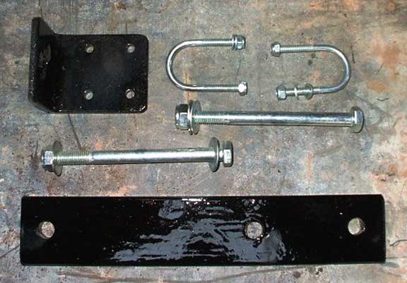 Discovery steering damper relocation kit